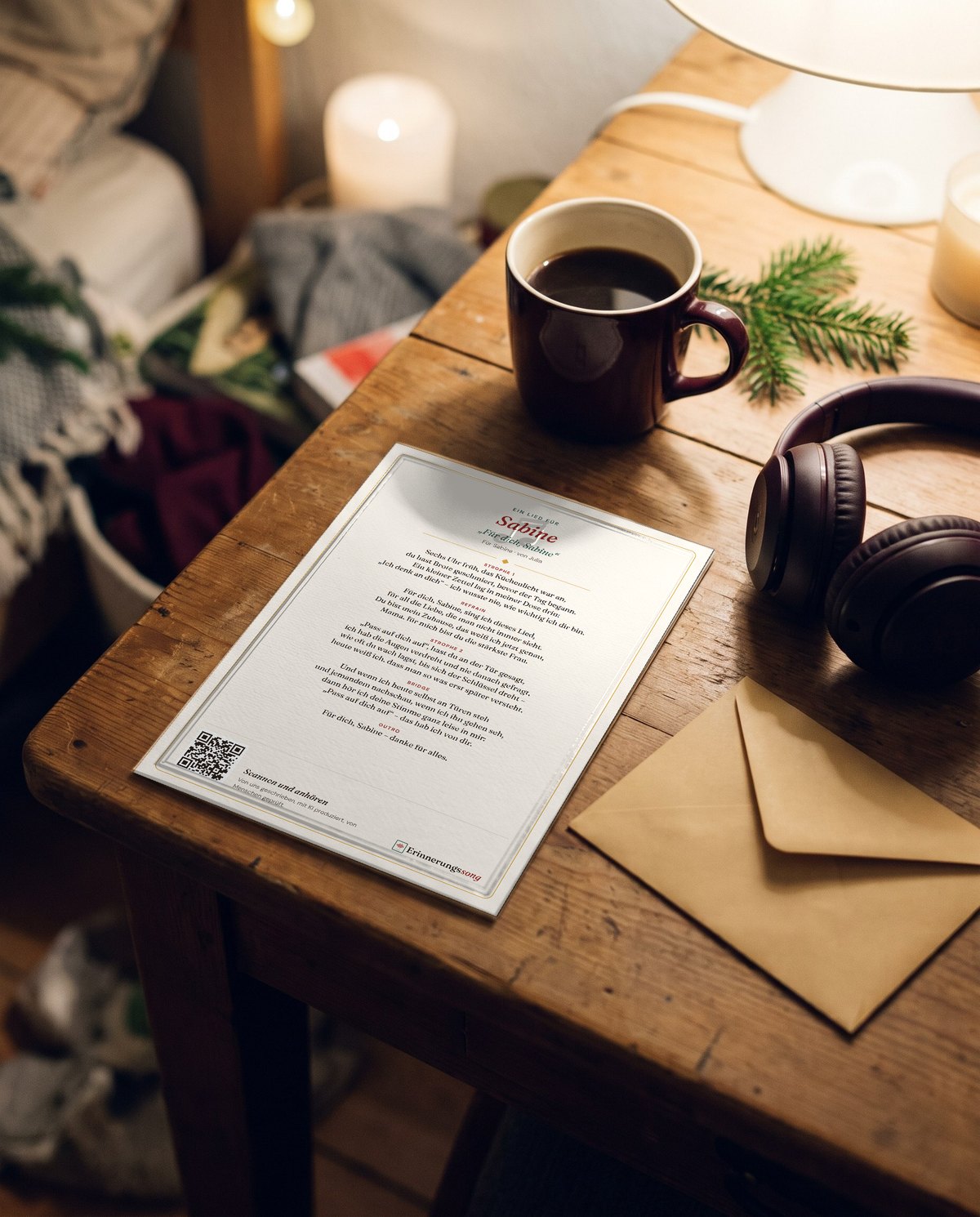 Produktbeispiel Erinnerungssong (Beispiel-Song, Name erfunden)